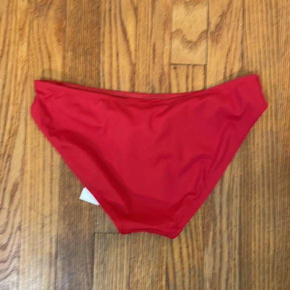 Andie x Mindy Bikini Set Maui Top Rib Swimsuit Flame Red size small NWT/NWOT - Picture 7 of 14